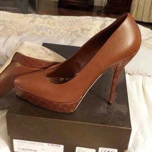 Gucci monogram pumps